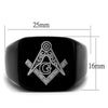 WildKlass Stainless Steel Ring IP Men-WildKlass Jewelry