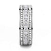 WildKlass Stainless Steel Ring High Polished Women AAA Grade CZ Clear-WildKlass Jewelry