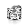 Wide Filigree Cut Out Non-Piercing WildKlass Ear Cuff-WildKlass Jewelry