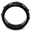 WildKlass Stainless Steel Ring IP Women AAA Grade CZ Clear-WildKlass Jewelry
