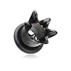 Blackline Claw Single Flared Ear Gauge Tunnel WildKlass Plug-WildKlass Jewelry