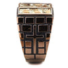 WildKlass Stainless Steel Ring IP Coffee Light Men Leather Multi Color-WildKlass Jewelry