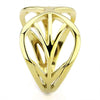 WildKlass Stainless Steel Ring IP Gold Women-WildKlass Jewelry