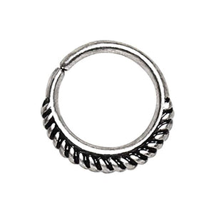 316L Stainless Steel Braiding WildKlass Design Seamless Ring/Septum Jewelry-WildKlass Jewelry