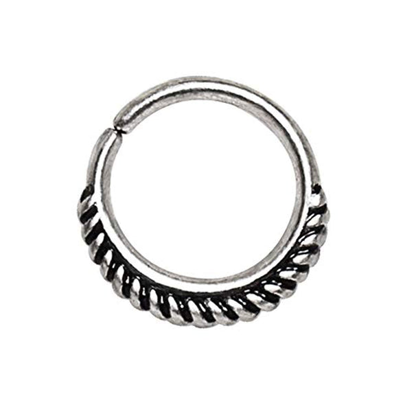316L Stainless Steel Braiding WildKlass Design Seamless Ring/Septum Jewelry-WildKlass Jewelry