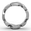 WildKlass Stainless Steel Heart Ring High Polished (no Plating) Women-WildKlass Jewelry