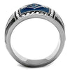 WildKlass Stainless Steel Ring High Polished (no Plating) Men Top Grade Crystal Clear-WildKlass Jewelry