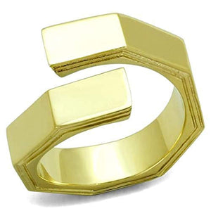 WildKlass Stainless Steel Ring IP Gold Women-WildKlass Jewelry