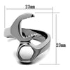 WildKlass Stainless Steel Ring High Polished Men-WildKlass Jewelry