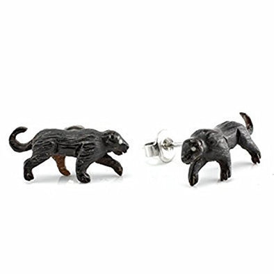 WildKlass Black Panther Makerpin Earring Studs-WildKlass Jewelry