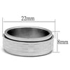 WildKlass Stainless Steel Ring High Polished Men-WildKlass Jewelry