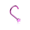 Colorline Flower WildKlass Nose Screw Ring-WildKlass Jewelry