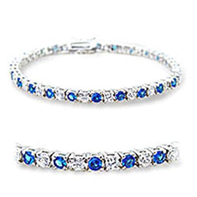 WildKlass Stainless Steel Bracelet Rhodium Women Synthetic Montana-WildKlass Jewelry
