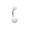 Basic Acrylic Ball Belly WildKlass Button Ring-WildKlass Jewelry