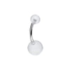 Basic Acrylic Ball Belly WildKlass Button Ring-WildKlass Jewelry