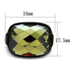 WildKlass Stainless Steel Ring IP Men AAA Grade CZ Olivine Color-WildKlass Jewelry