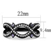 WildKlass Stainless Steel Ring IP Women AAA Grade CZ Amethyst-WildKlass Jewelry