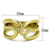 WildKlass Stainless Steel Ring IP Gold Women-WildKlass Jewelry