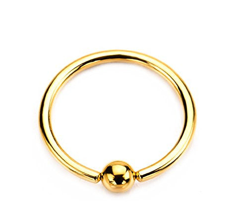 Gold PVD Plated WildKlass Captive Bead Rings-WildKlass Jewelry