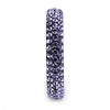 WildKlass Stainless Steel Ring High Polished Women Top Grade Crystal Tanzanite-WildKlass Jewelry