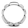 WildKlass Stainless Steel Ring High Polished Men Top Grade Crystal Clear-WildKlass Jewelry
