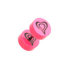 Retro Heart UV Acrylic Fake WildKlass Plug-WildKlass Jewelry