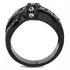 WildKlass Stainless Steel Ring IP Women Synthetic Brown-WildKlass Jewelry