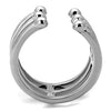 WildKlass Stainless Steel Ring High Polished Women-WildKlass Jewelry