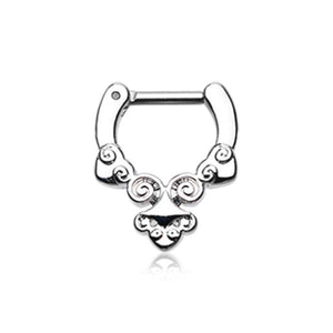 Tribal Laran WildKlass Septum Clicker-WildKlass Jewelry