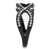 WildKlass Stainless Steel Ring IP Women AAA Grade CZ Amethyst-WildKlass Jewelry