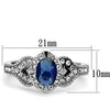 WildKlass Stainless Steel Ring High Polished (no Plating) Women Synthetic Montana-WildKlass Jewelry