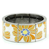 WildKlass Stainless Steel Flower Bracelet High Polished (no Plating) Women-WildKlass Jewelry