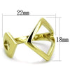 WildKlass Stainless Steel Ring IP Gold Women-WildKlass Jewelry