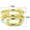 WildKlass Stainless Steel Ring IP Gold Women-WildKlass Jewelry