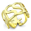 WildKlass Stainless Steel Ring IP Gold Women-WildKlass Jewelry