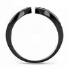 WildKlass Stainless Steel Ring IP Women Top Grade Crystal Clear-WildKlass Jewelry