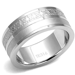 WildKlass Stainless Steel Ring High Polished Men-WildKlass Jewelry