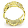 WildKlass Stainless Steel Ring IP Gold Women-WildKlass Jewelry