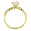 WildKlass Stainless Steel Ring IP Gold Women AAA Grade CZ Clear-WildKlass Jewelry