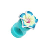 Hawaiian Plumeria Flower Acrylic WildKlass Fake Plug-WildKlass Jewelry