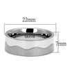 WildKlass Stainless Steel Ring High Polished Men-WildKlass Jewelry