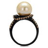 WildKlass Stainless Steel Ring IP Women Synthetic Topaz-WildKlass Jewelry