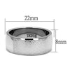 WildKlass Stainless Steel Ring High Polished Men-WildKlass Jewelry