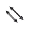 WILDKLASS Colorline Spike Straight Steel Barbell-WildKlass Jewelry