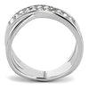 WildKlass Stainless Steel Ring High Polished Women Top Grade Crystal Clear-WildKlass Jewelry
