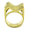 WildKlass Stainless Steel Ring IP Gold Women-WildKlass Jewelry