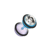 Bio Flexible Gem Top Acrylic WildKlass Fake Plug with O-Rings-WildKlass Jewelry