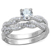 WildKlass 925 Sterling Silver Ring Rhodium Women AAA Grade CZ Clear-WildKlass Jewelry