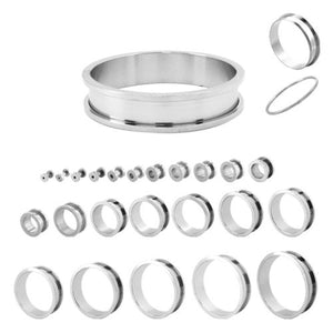 Screw Fit Steel WildKlass Tunnels-WildKlass Jewelry