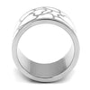 WildKlass Stainless Steel Ring High Polished Women Epoxy White-WildKlass Jewelry